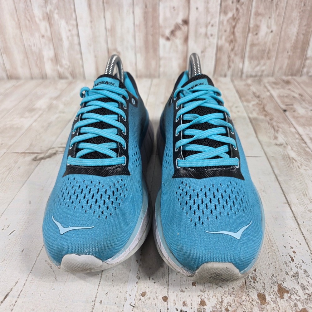 Hoka One One Cavu Womens Running Shoes Blue Black Size 7 WCAVU Low Top Sneakers - Picture 2 of 8